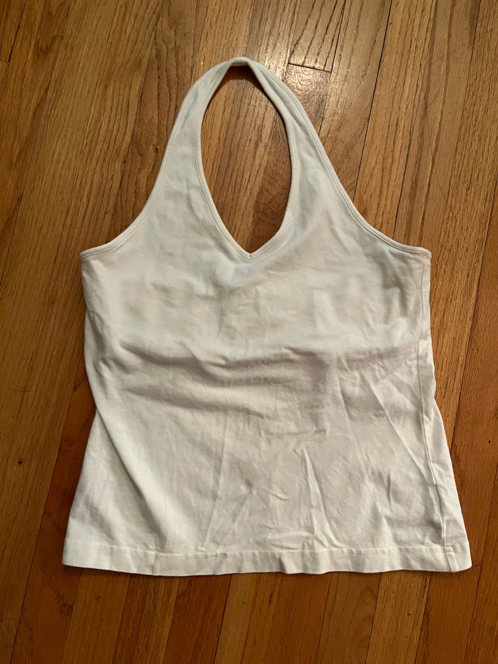 Vintage Y2K Eddie Bauer White halter top size xxs lined